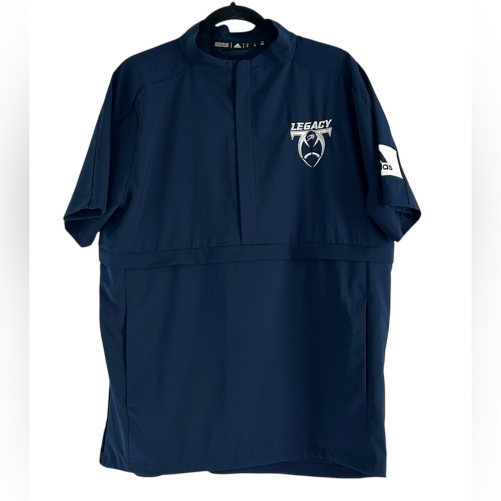Adidas Men’s legacy Navy Blue Practice Shirt Size M EUC Like New Athleisure